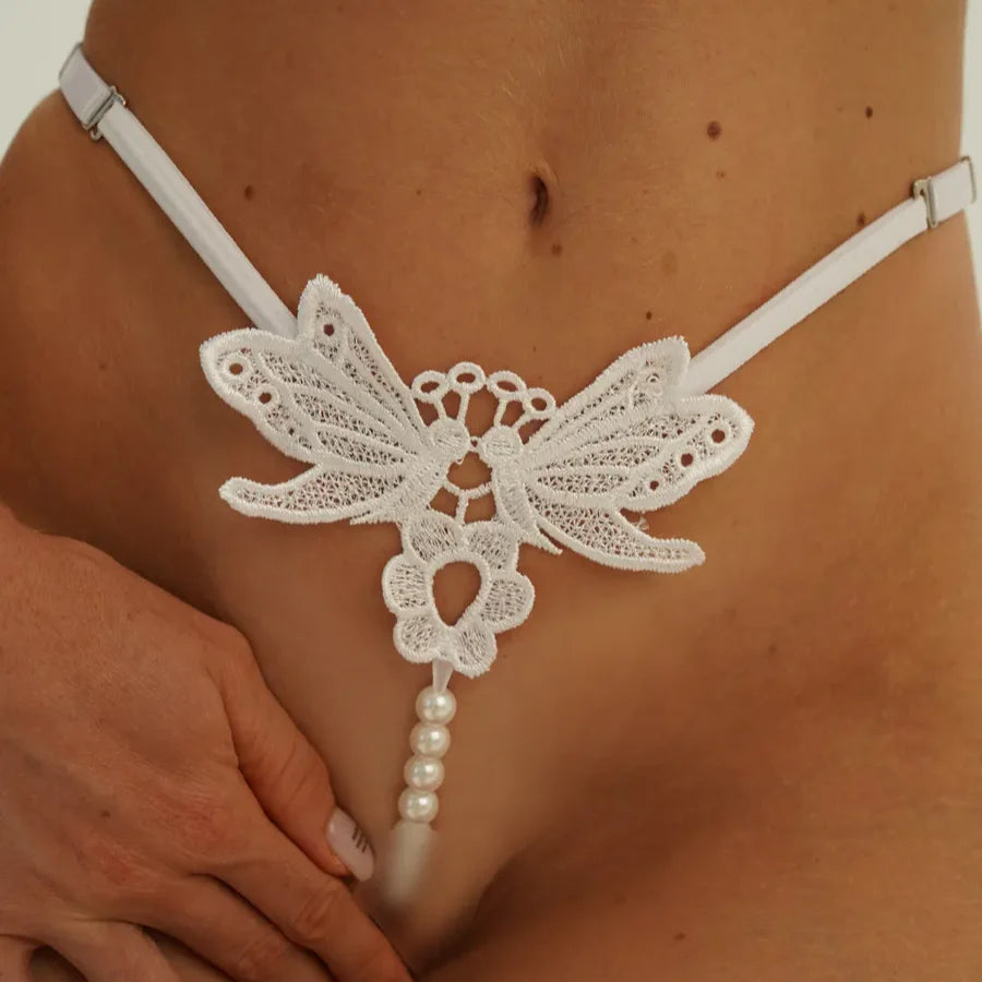 Lyra Double Pearl Thong