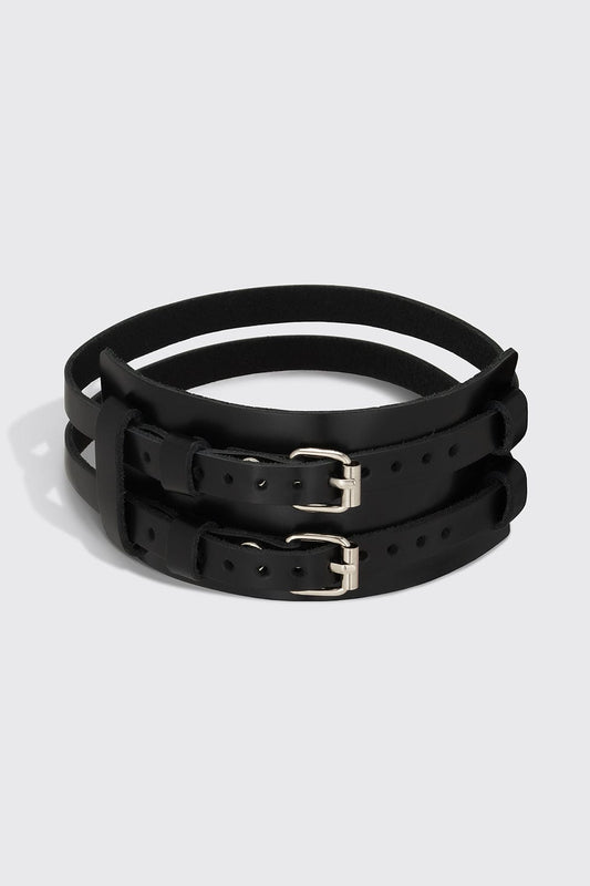 Leather Choker "Vex"